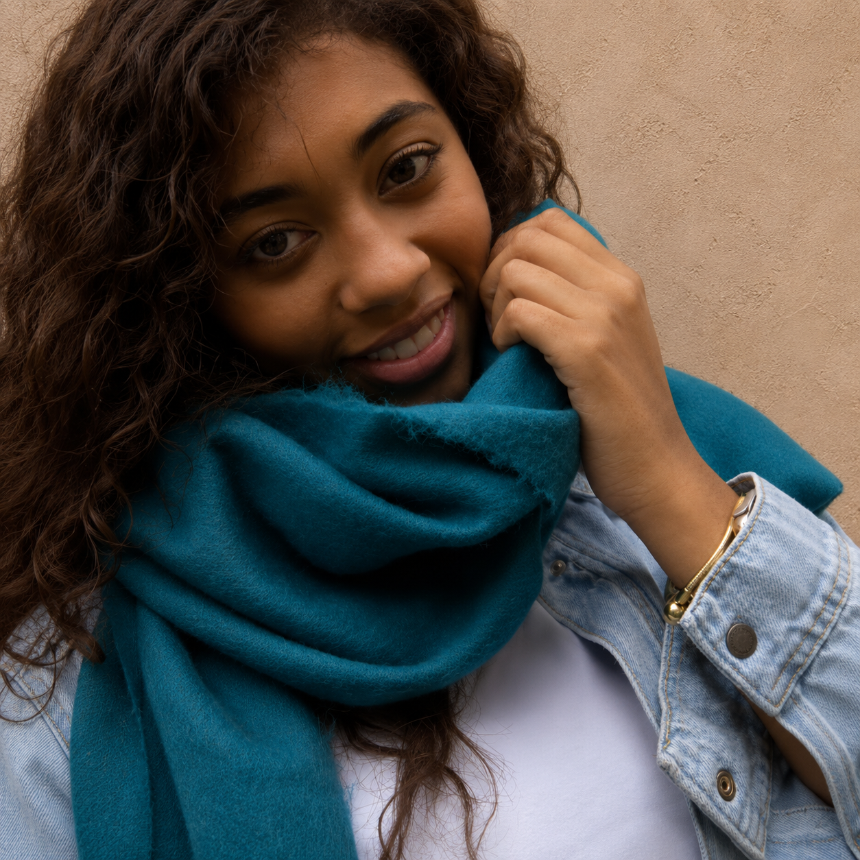 Lime Groene Alpaca Sjaal — Alpaca Loca