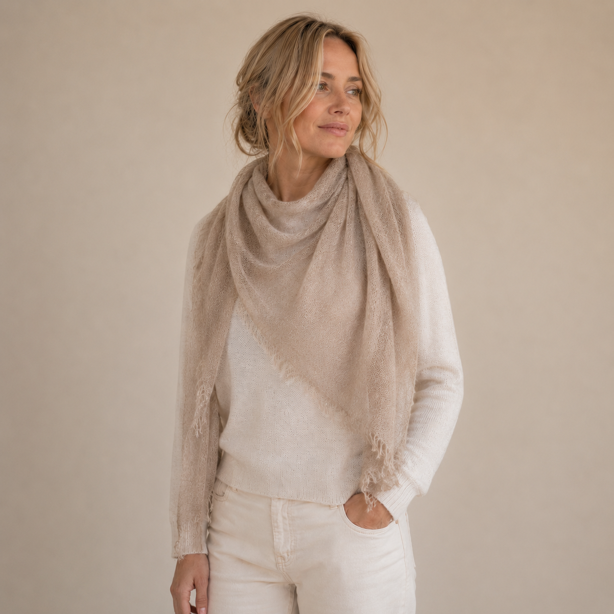 Cashmere puntsjaal