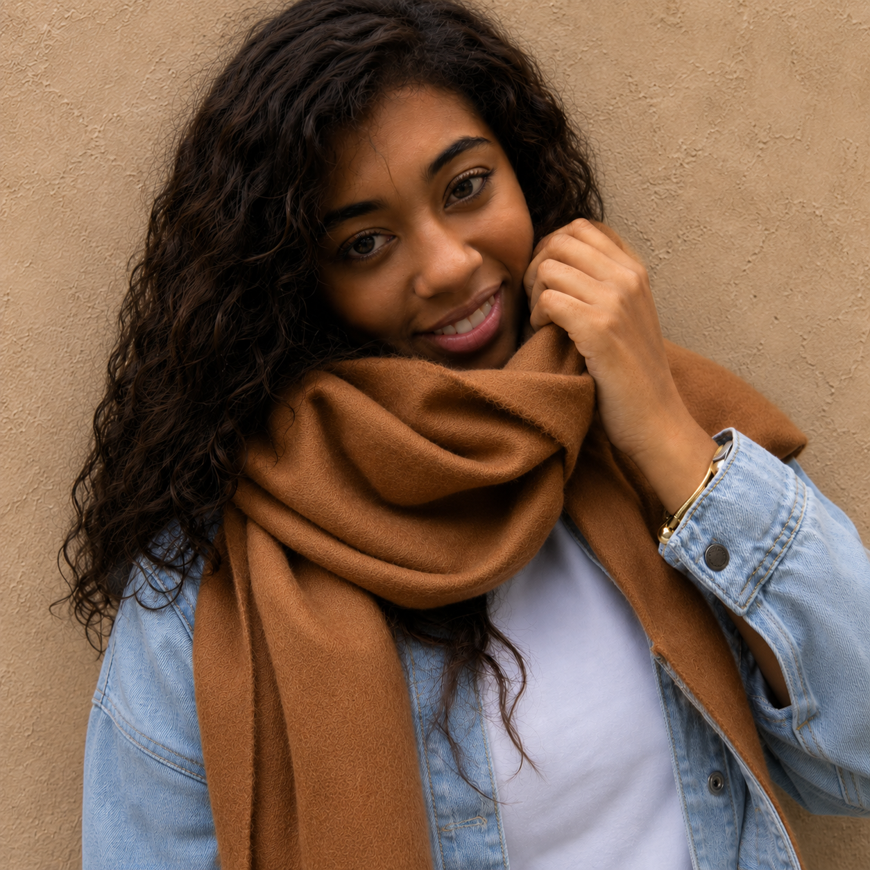 Lime Groene Alpaca Sjaal — Alpaca Loca