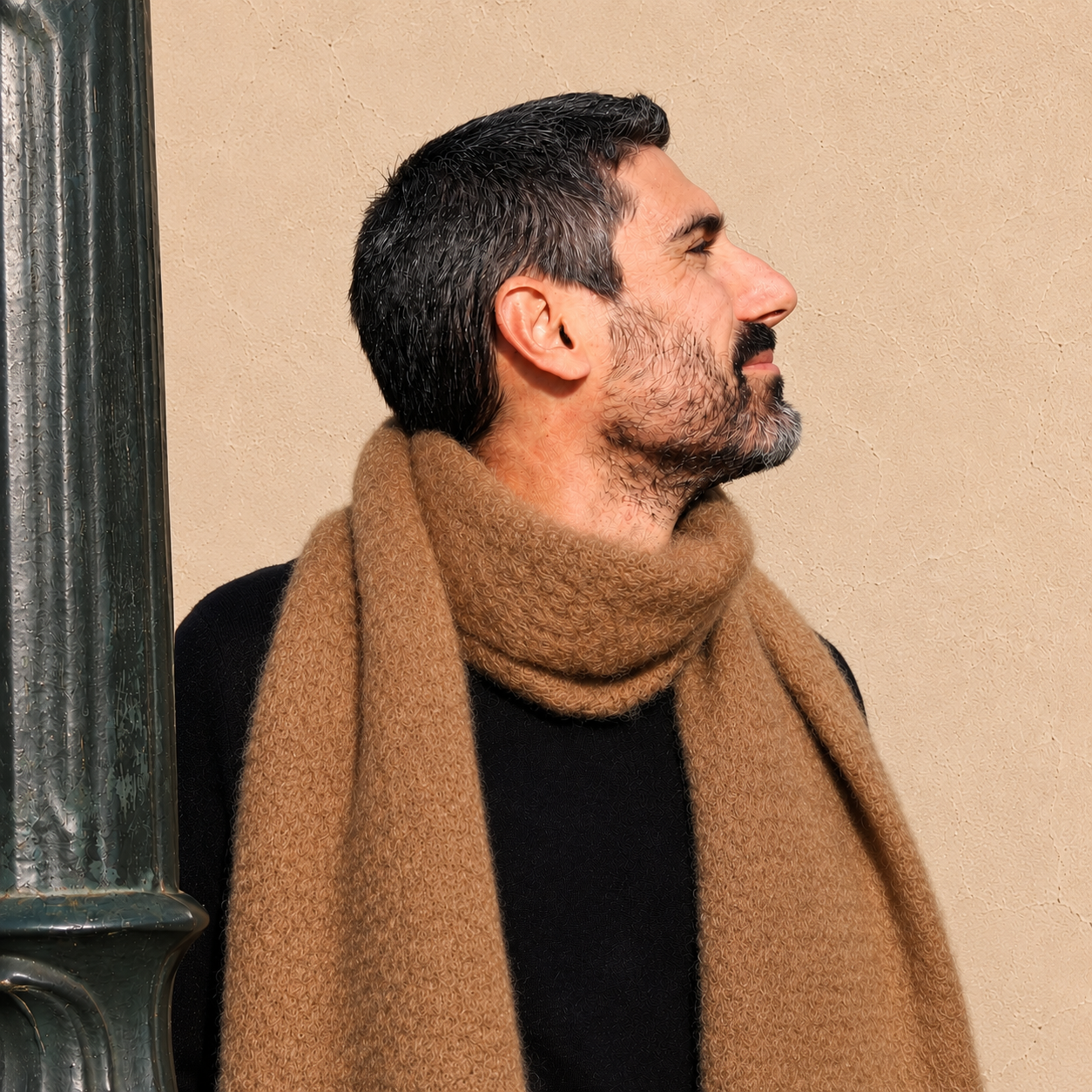 Wolwitte Mohair Sjaal – Mantas Ezcaray
