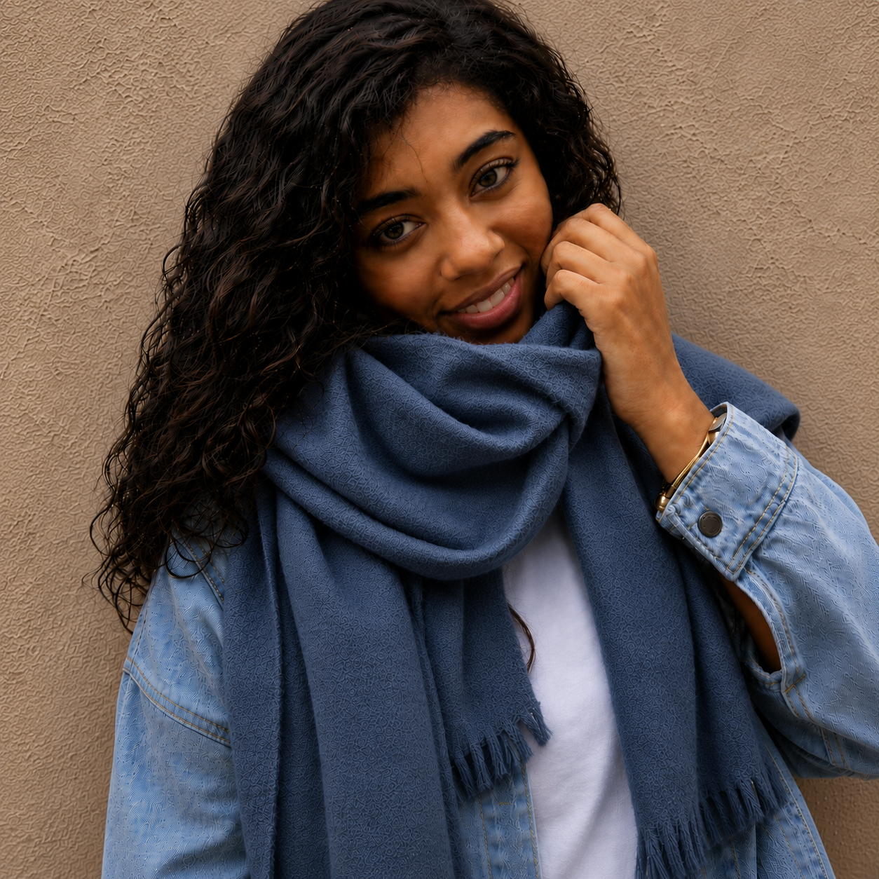 Lime Groene Alpaca Sjaal — Alpaca Loca
