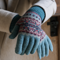 Jeansblauwe wollen handschoenen — warm, zacht en stijlvol voor de koude dagen | Madrista