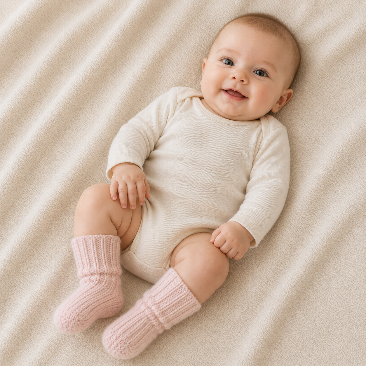 Wollen baby sokjes