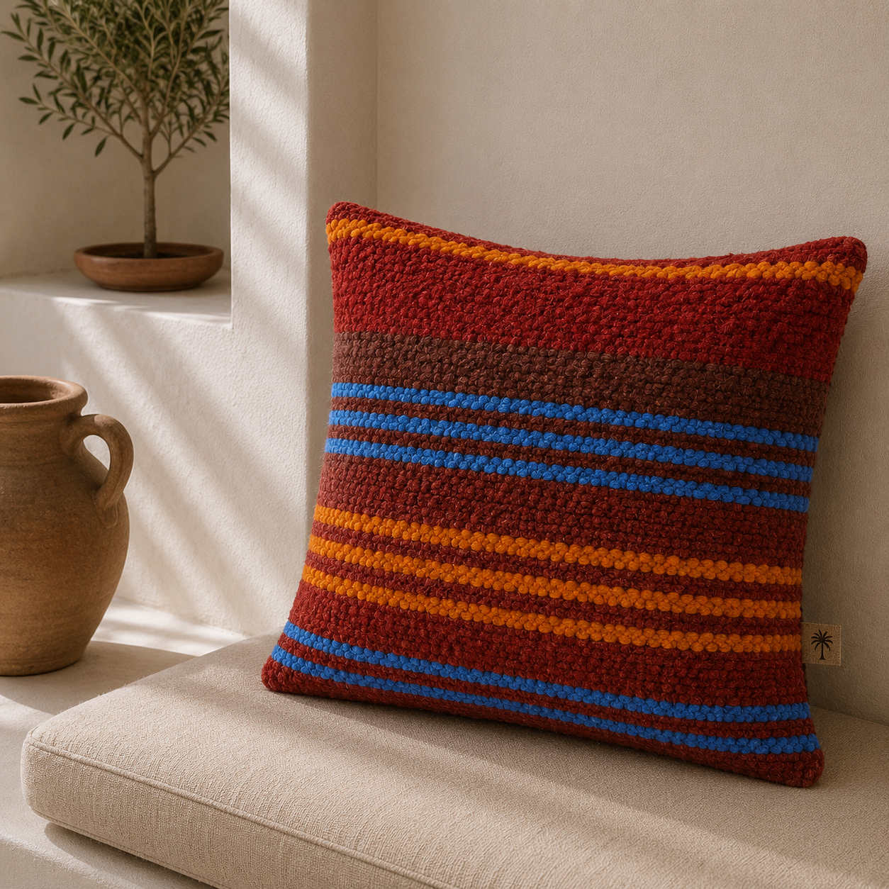 Bont Recycled Wollen Berber Kussen